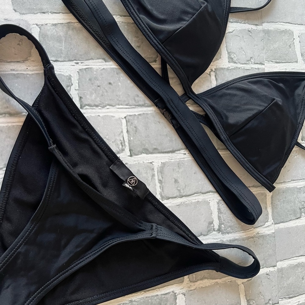 Missguided Black Bikini Set